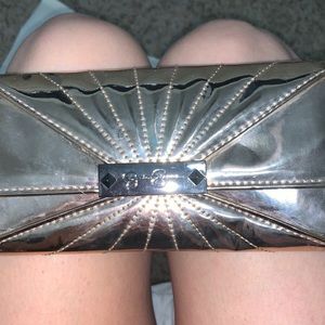 Rose Gold Jessica Simpson Clutch Wallet